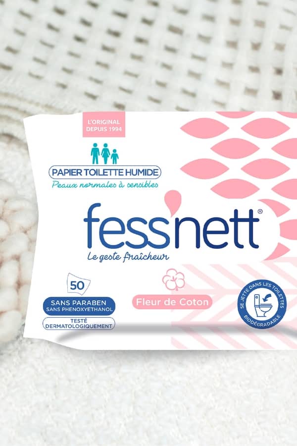 Fess'nett Fess'nett Papier Toilette Humide Fleur De Coton 50